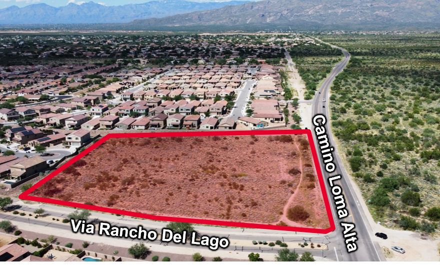 NWC Camino Loma Alta & Via Rancho Del Logo, Vail, AZ for sale - Building Photo - Image 2 of 5