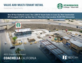 Starbucks & Shops | Value Add Multi-Tenant - Drive Through Restaurant