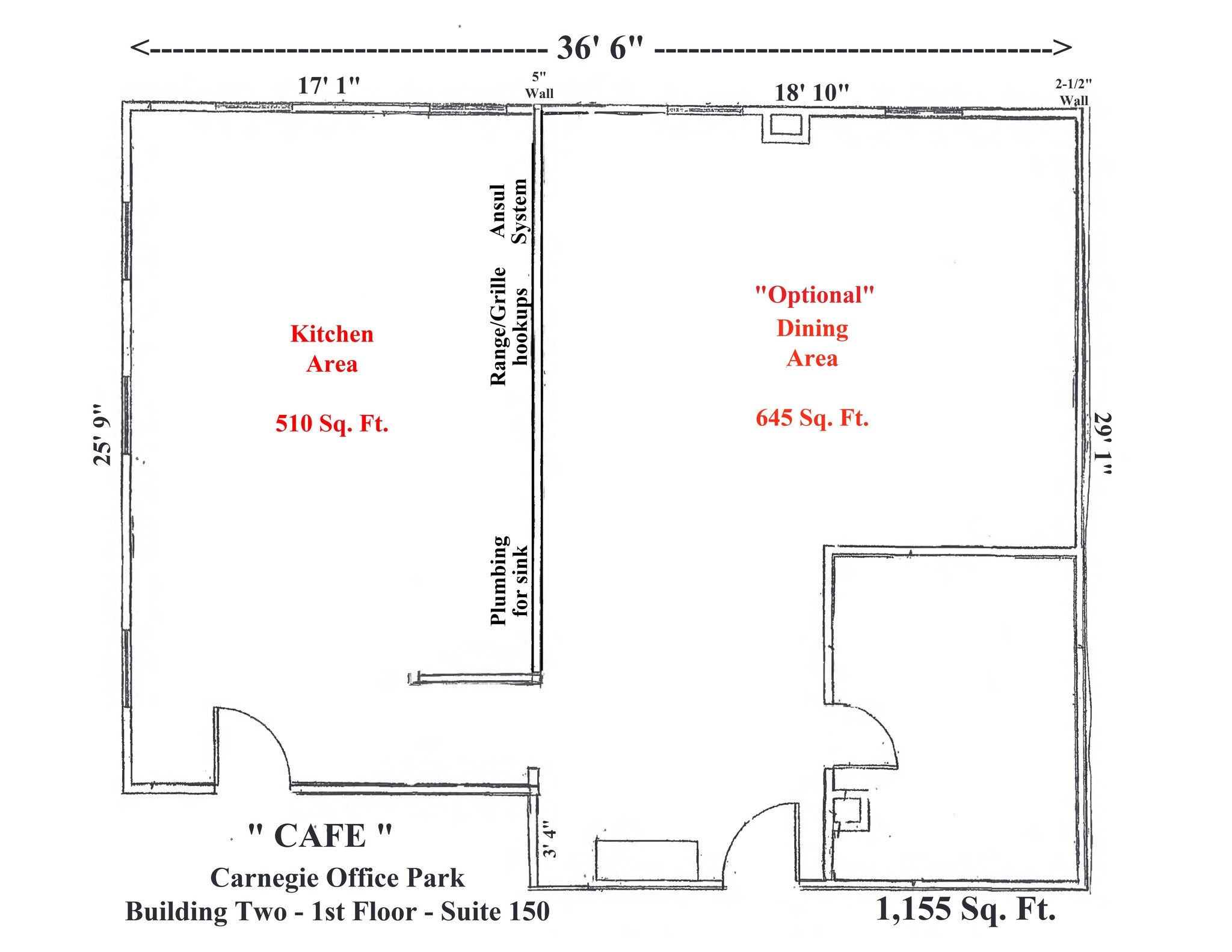 600 N Bell Ave, Carnegie, PA for lease Site Plan- Image 1 of 1