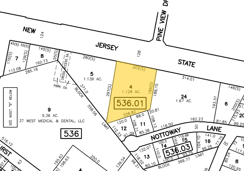 163 W Route 37, Toms River, NJ for lease - Plat Map - Image 3 of 6