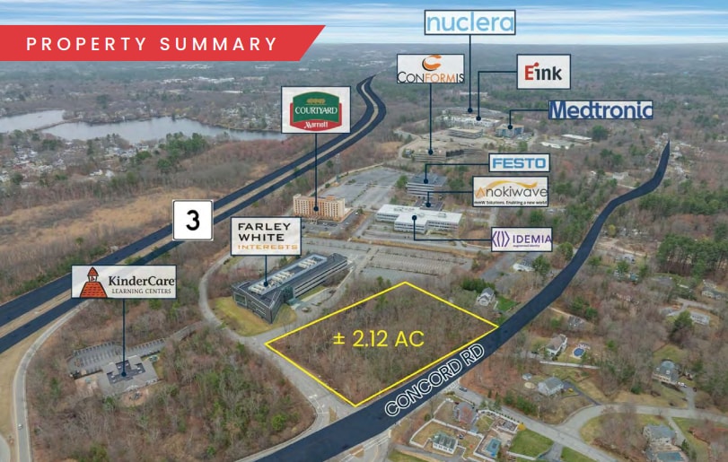 270 Concord Rd, Billerica, MA for sale - Aerial - Image 2 of 4