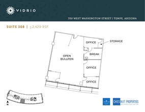 350 W Washington St, Tempe, AZ for lease Floor Plan- Image 1 of 1