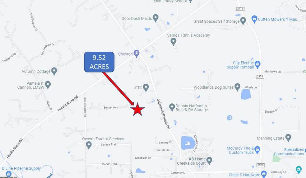 Dobbin Huffsmith Hardin Store Rd, Magnolia, TX 77354 Land for Sale