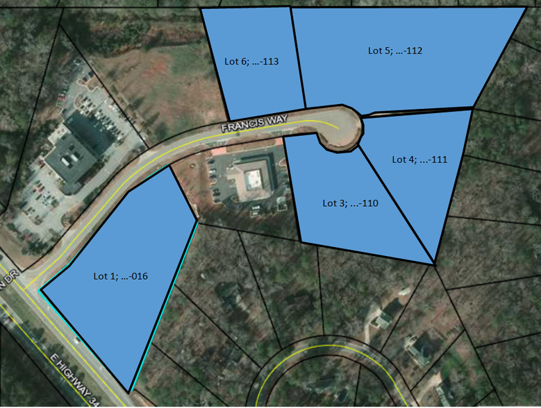 Francis Way, Sharpsburg, GA for sale - Site Plan - Image 1 of 1