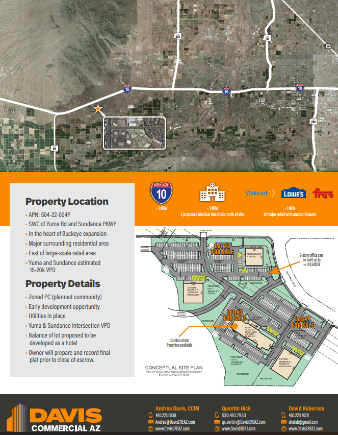 SWC Yuma Rd, Buckeye, AZ for sale Primary Photo- Image 1 of 4