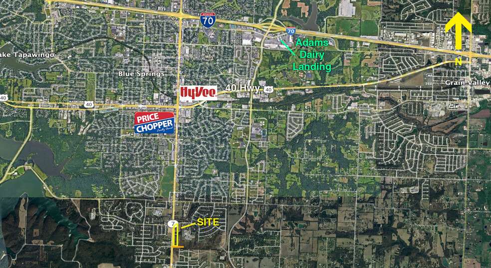 Nec Lake Village Blvd & M7 Highway, Blue Springs, MO for sale - Building Photo - Image 1 of 1