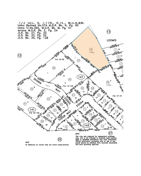 3843 Taylor Rd, Loomis, CA for sale - Plat Map - Image 1 of 1