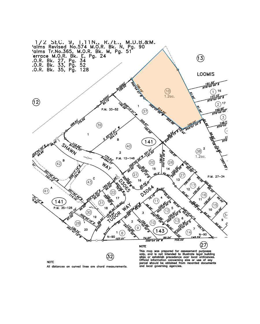 3843 Taylor Rd, Loomis, CA for sale Plat Map- Image 1 of 1