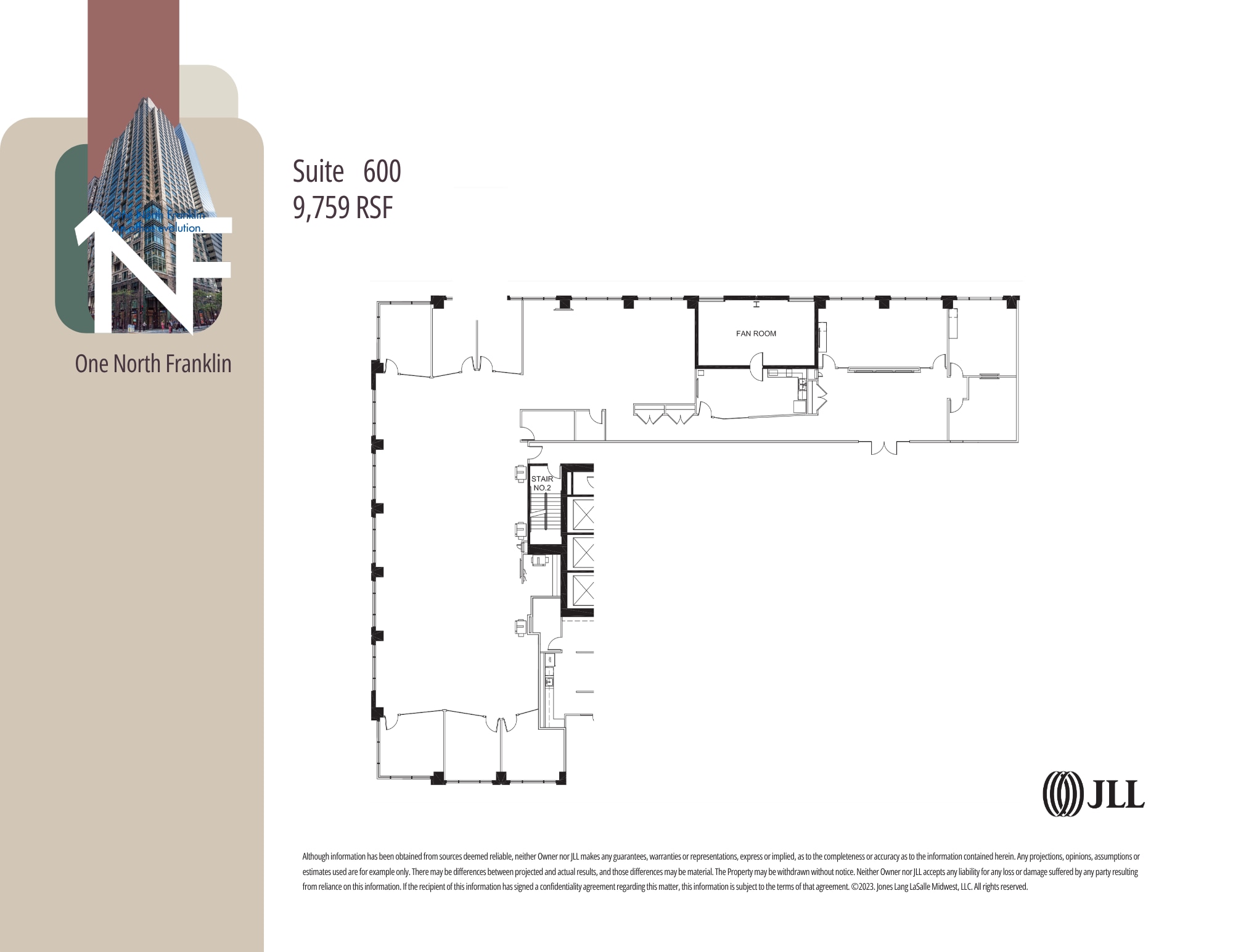 1 N Franklin St, Chicago, IL for lease Floor Plan- Image 1 of 1