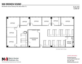 900 Broken Sound Pky NW, Boca Raton, FL for lease Floor Plan- Image 2 of 11