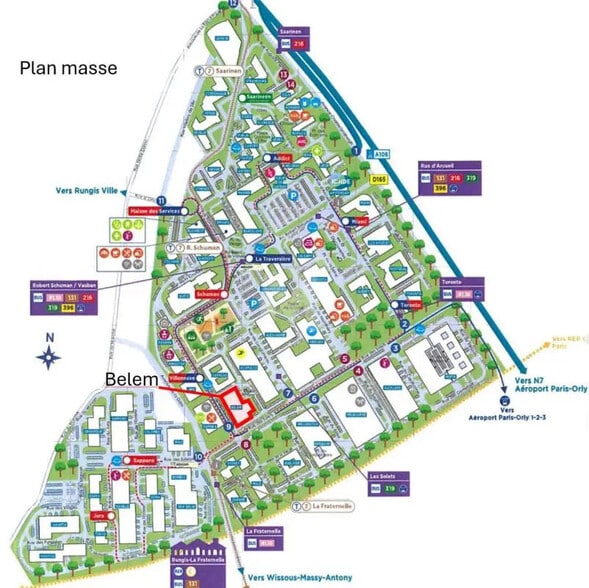 Office in Rungis for lease - Floor Plan - Image 2 of 2