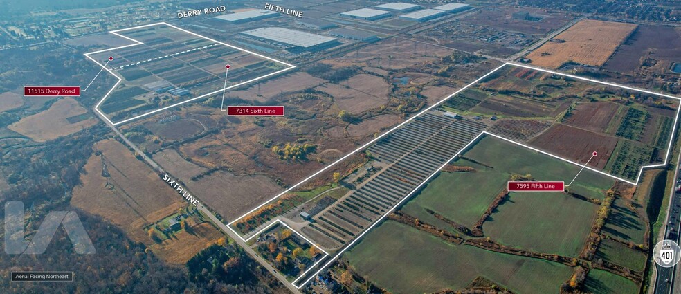 Milton Industrial Development Lands portfolio of 2 properties for sale on LoopNet.com - Aerial - Image 1 of 4