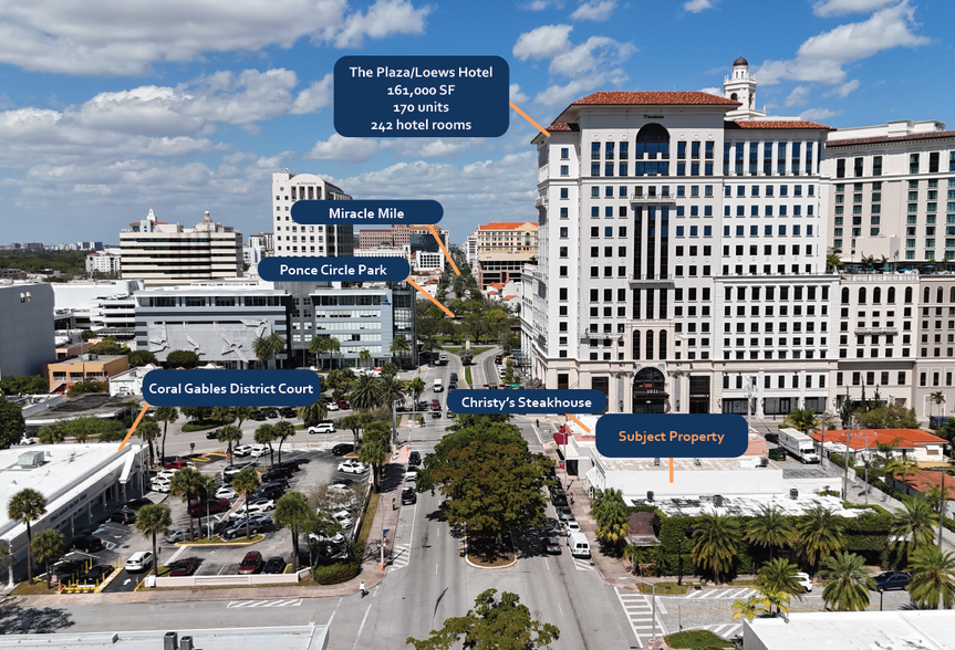 3119 Ponce de Leon Blvd, Coral Gables, FL for lease - Aerial - Image 2 of 2