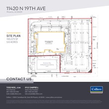 11420 N 19th Ave, Phoenix, AZ for lease Site Plan- Image 1 of 2