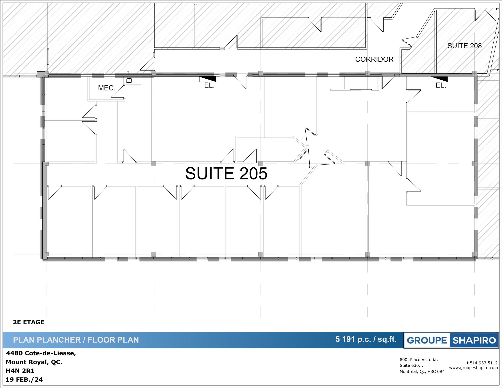4480 Ch de la Côte-de-Liesse, Mt Royal, QC for lease Site Plan- Image 1 of 1