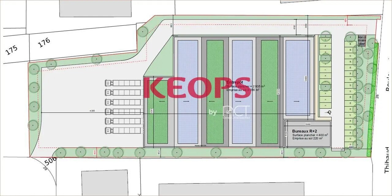 Flex in Toulouse for lease Site Plan- Image 1 of 2