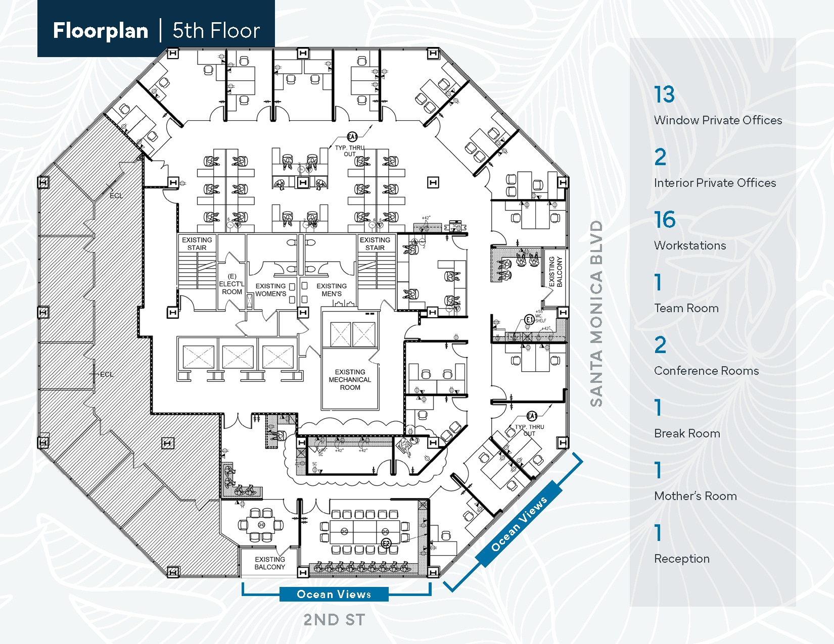 201 Santa Monica Blvd, Santa Monica, CA for lease Floor Plan- Image 1 of 5