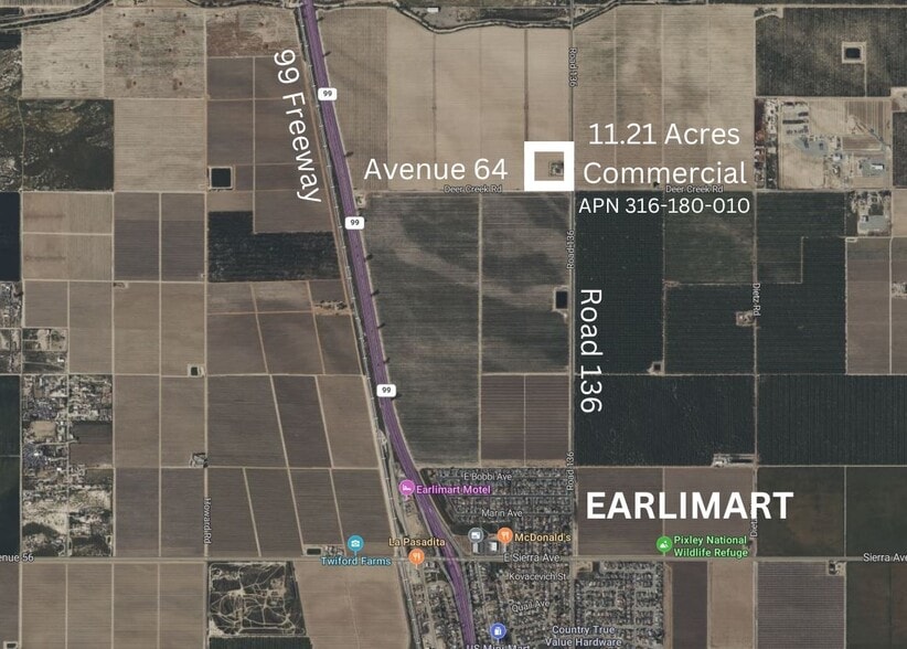 6401 Rd 136, Earlimart, CA for sale - Primary Photo - Image 1 of 6