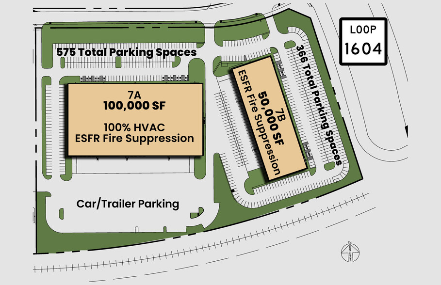 6422 E Campus Dr, San Antonio, TX for lease - Site Plan - Image 2 of 25