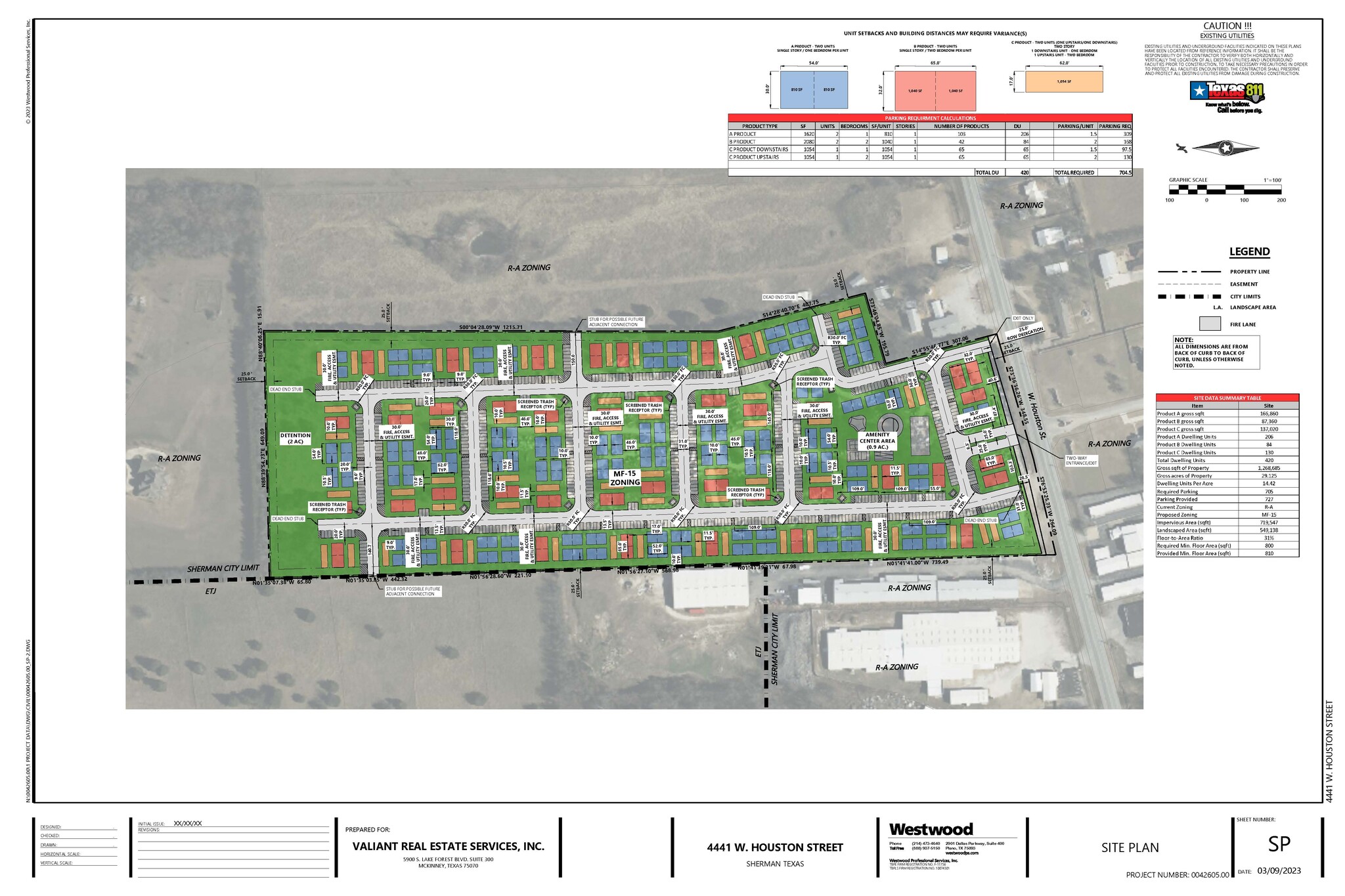 4441 W Houston St, Sherman, TX for sale Site Plan- Image 1 of 2