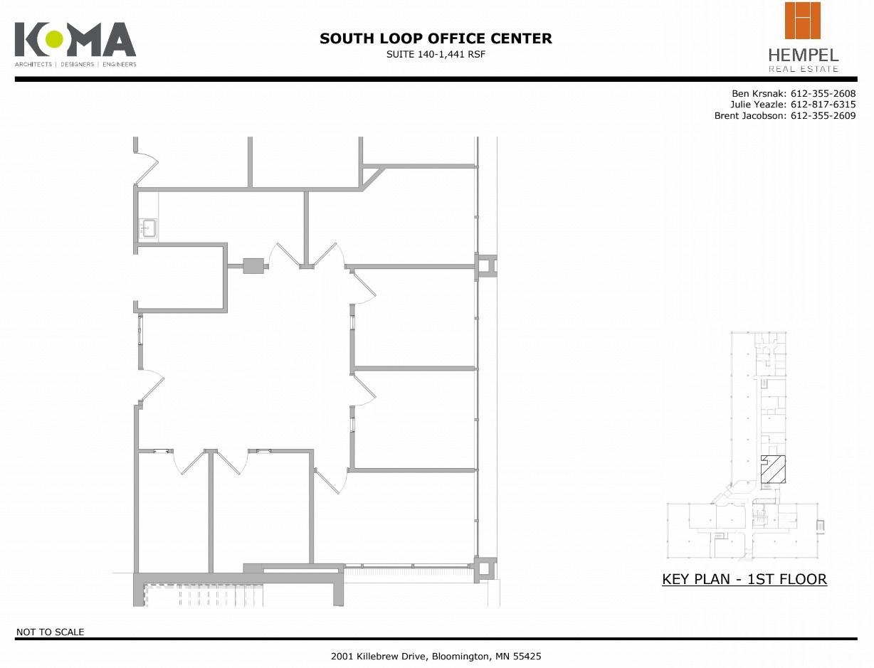 2001 Killebrew Dr, Bloomington, MN for lease Floor Plan- Image 1 of 1