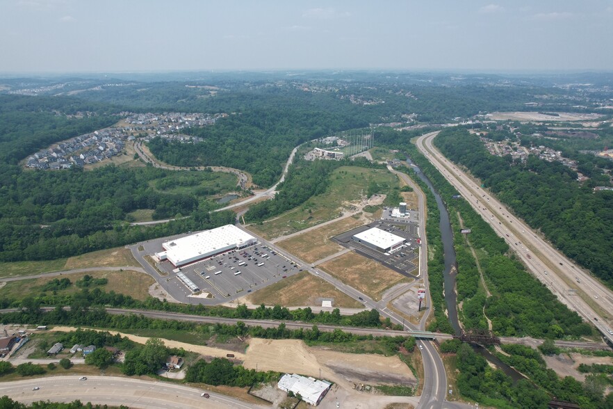 Power Center & Main St, Bridgeville, PA for lease - Aerial - Image 2 of 16