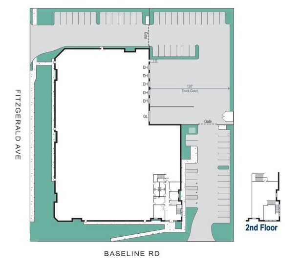 1110 W Baseline Rd, Rialto, CA for lease Site Plan- Image 1 of 1