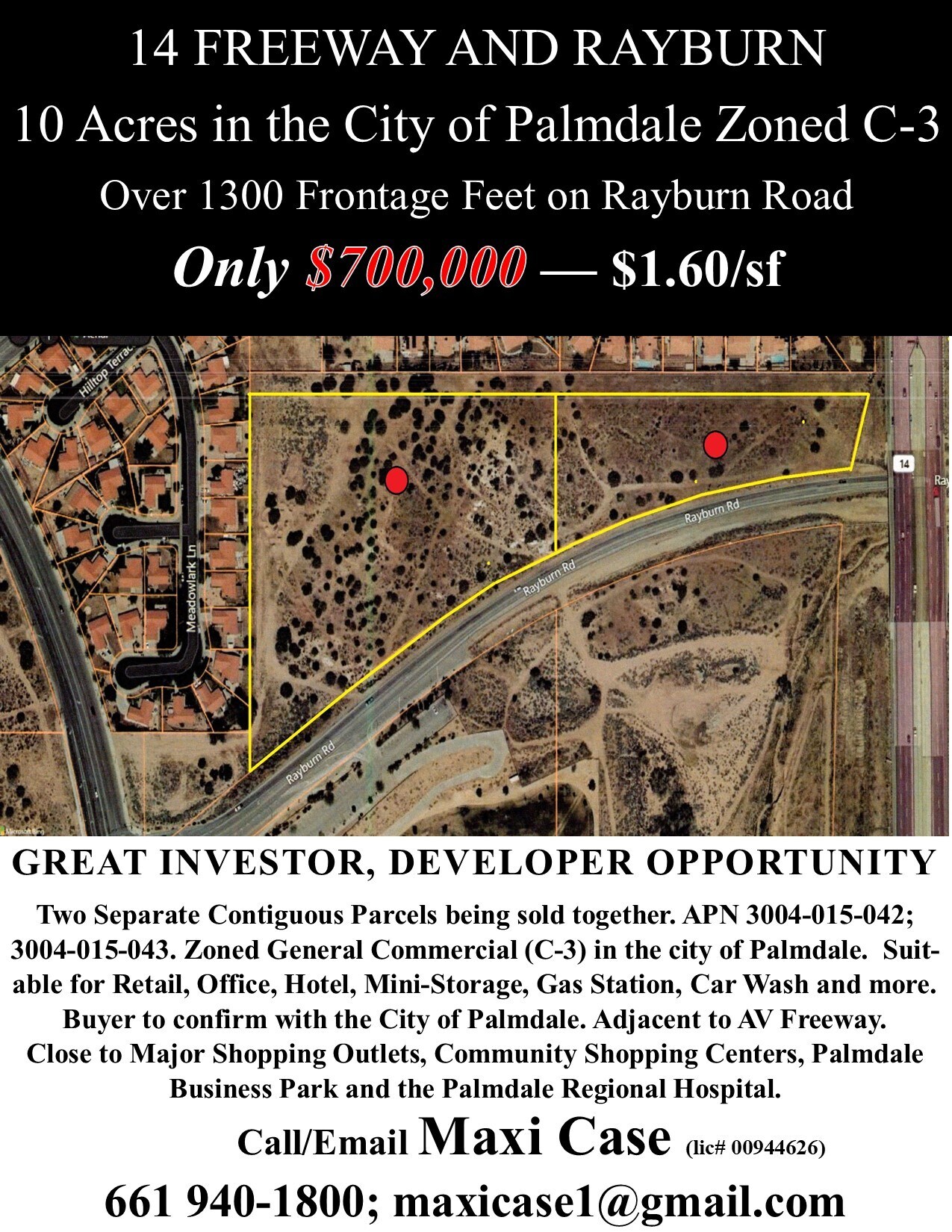 Rayburn Rd, Palmdale, CA for sale Building Photo- Image 1 of 1