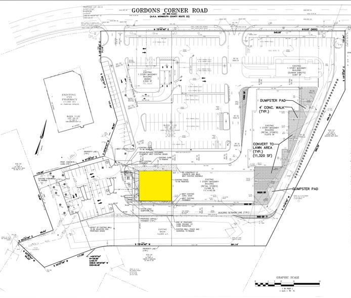 285 Gordons Corner Rd, Manalapan Township, NJ for lease - Site Plan - Image 2 of 3