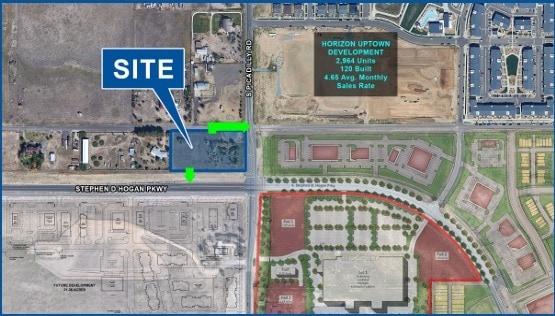 NWC Stephen D Hogan Pkwy & Picadilly Road - LAND, Aurora, CO for lease - Primary Photo - Image 1 of 1