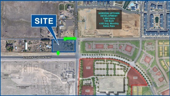 NWC Stephen D Hogan Pkwy & Picadilly Road - LAND, Aurora, CO for lease Primary Photo- Image 1 of 2