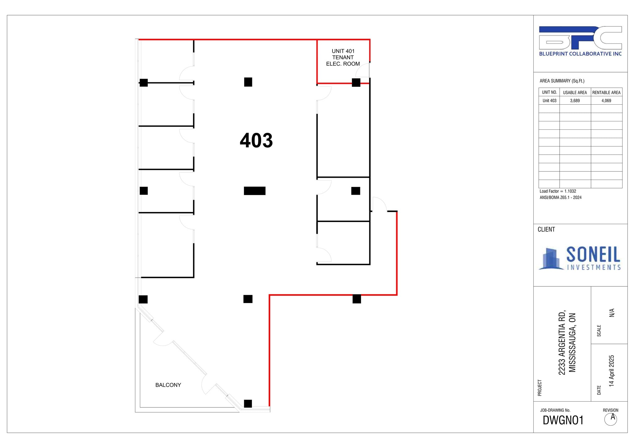 2233 Argentia Rd, Mississauga, ON for lease Site Plan- Image 1 of 14