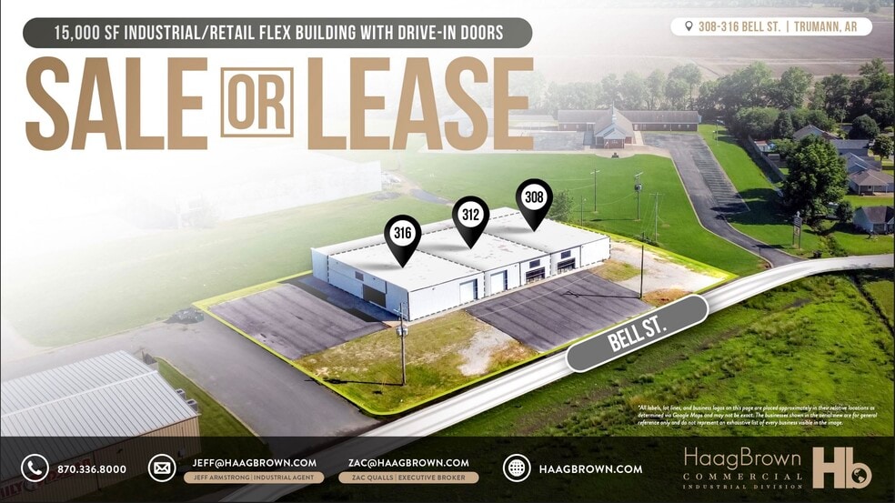 308-316 Bell St, Trumann, AR for lease - Primary Photo - Image 1 of 6