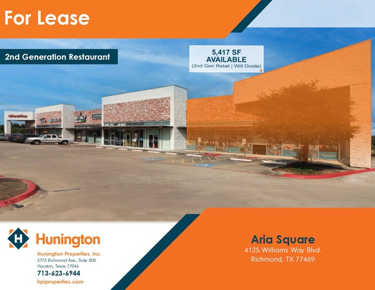 4125 Williams Way Blvd, Richmond, TX for lease - Building Photo - Image 1 of 1