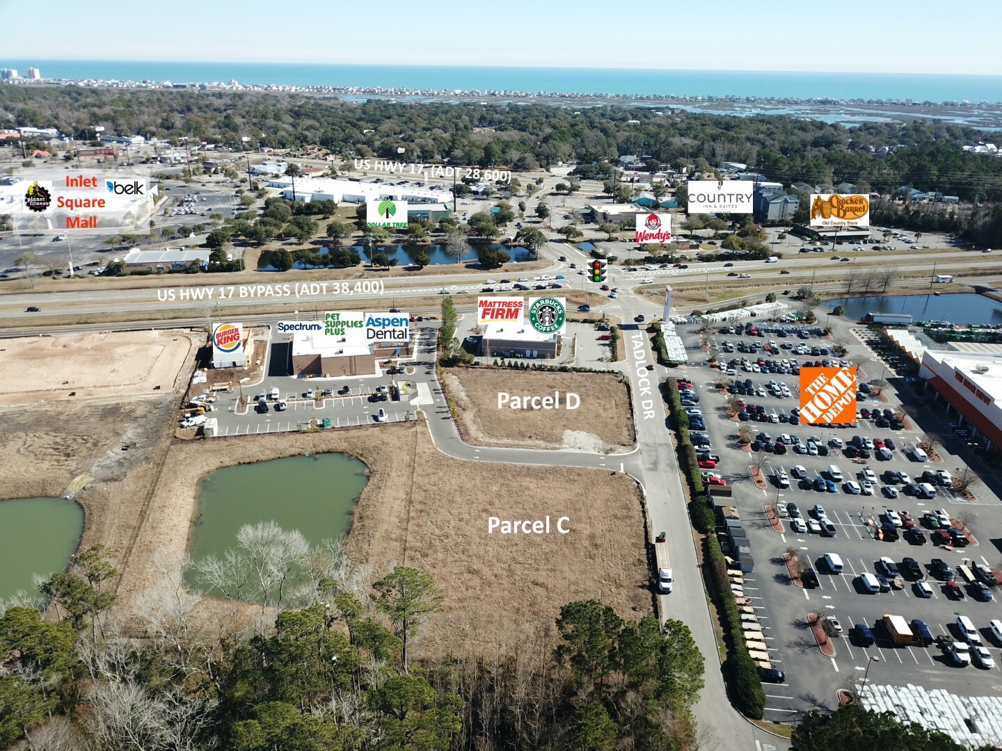 Land in Murrells Inlet, SC for lease Aerial- Image 1 of 5