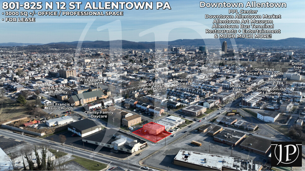 825 N 12th St, Allentown, PA for lease - Building Photo - Image 1 of 46