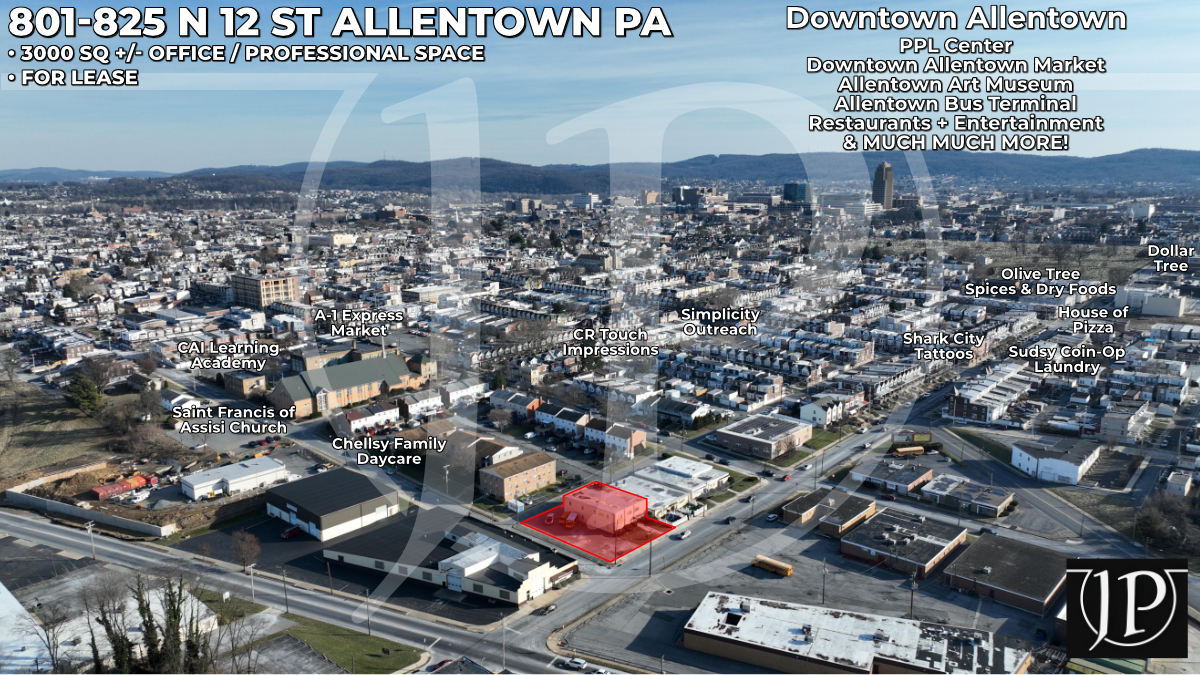 825 N 12th St, Allentown, PA for lease Building Photo- Image 1 of 47