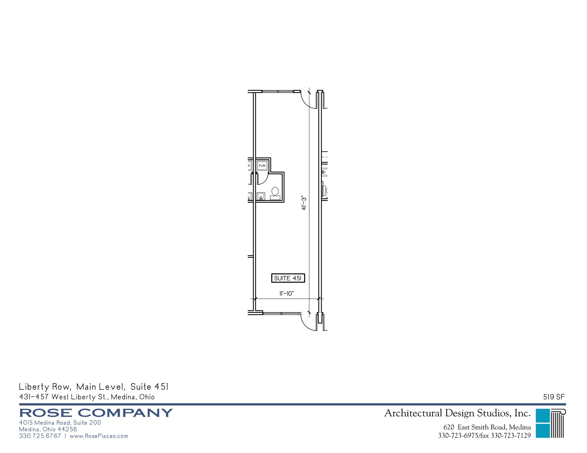 431-457 W Liberty St, Medina, OH for lease Site Plan- Image 1 of 6
