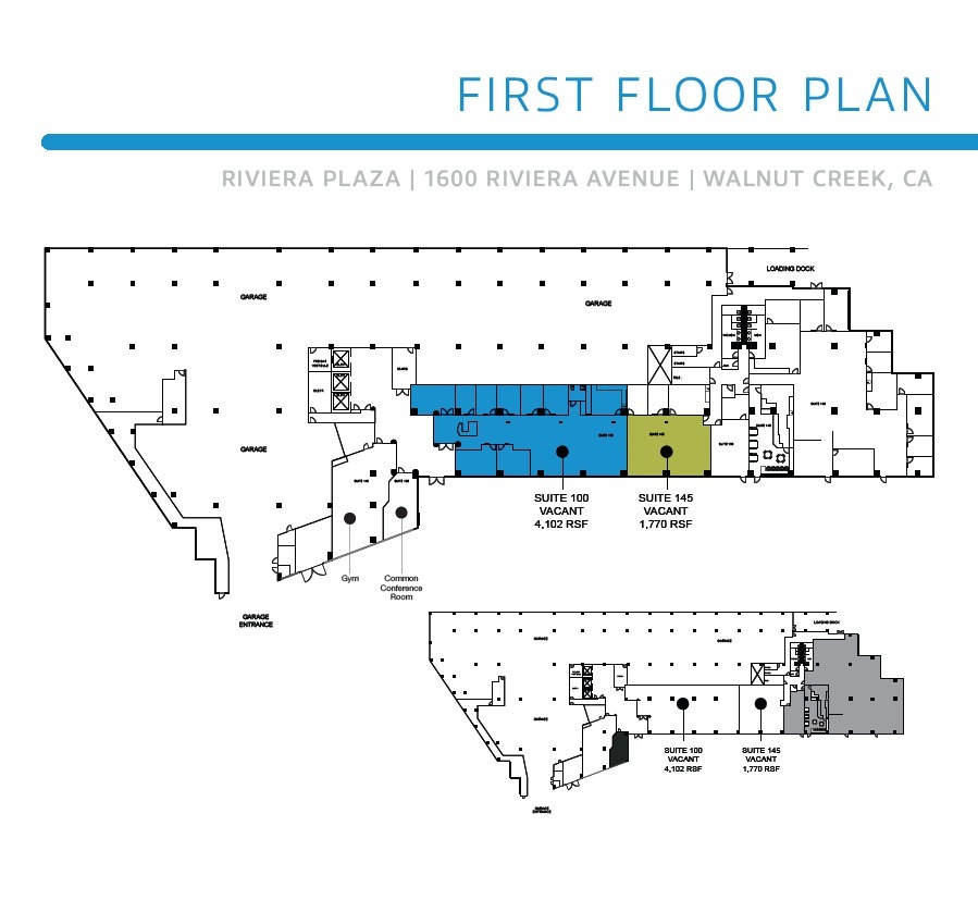 1600 Riviera Ave, Walnut Creek, CA for lease Floor Plan- Image 1 of 1