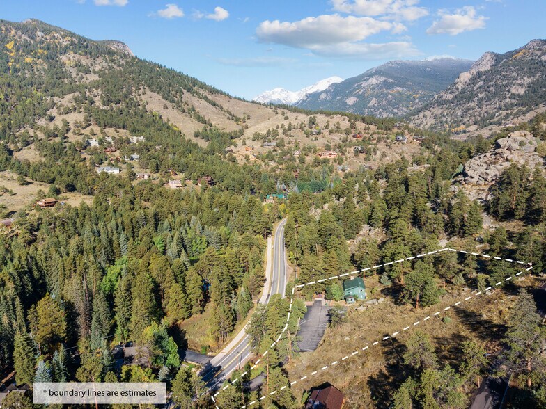 1895 Fall River Rd, Estes Park, CO for sale - Aerial - Image 2 of 8