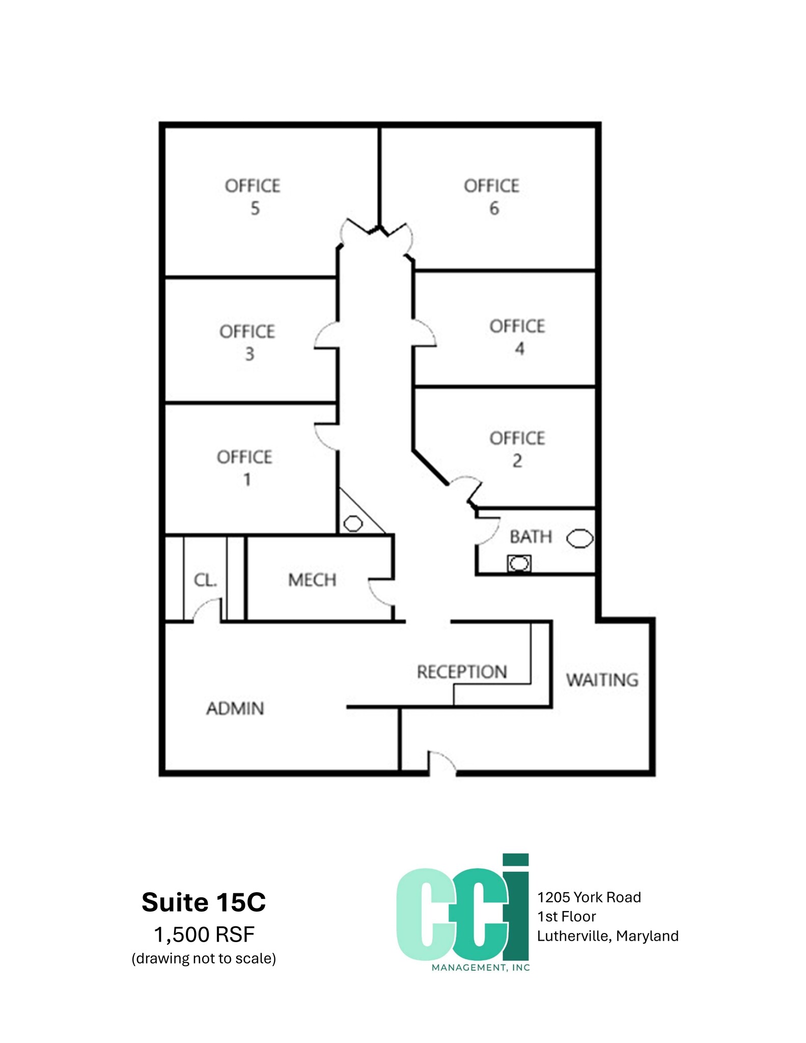 1205 York Rd, Lutherville, MD for lease Site Plan- Image 1 of 1