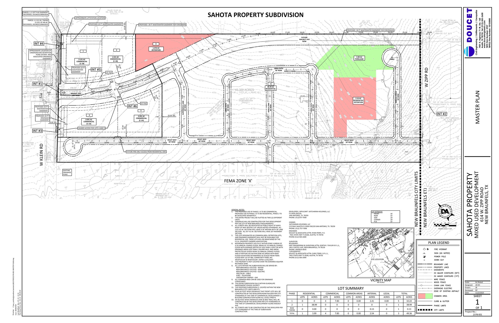 614 Zipp, New Braunfels, TX for sale Plat Map- Image 1 of 7