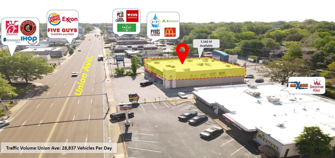 2011 Union Ave, Memphis, TN for lease Building Photo- Image 1 of 2