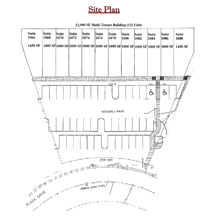 1066-1088 Plaza Dr, Kissimmee, FL for sale Site Plan- Image 1 of 1