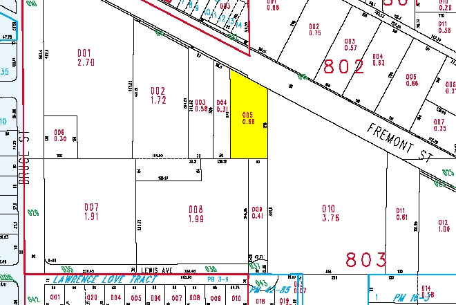 1930 Fremont St, Las Vegas, NV for sale - Plat Map - Image 2 of 23