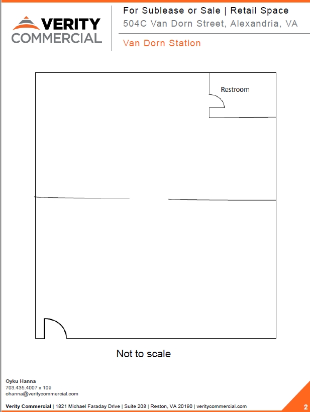 504-516 S Van Dorn St, Alexandria, VA for lease Floor Plan- Image 1 of 1