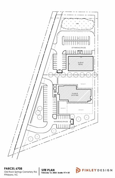 231 Old Rocks Spring Cemetery Rd, Pittsboro, NC for lease - Site Plan - Image 3 of 4
