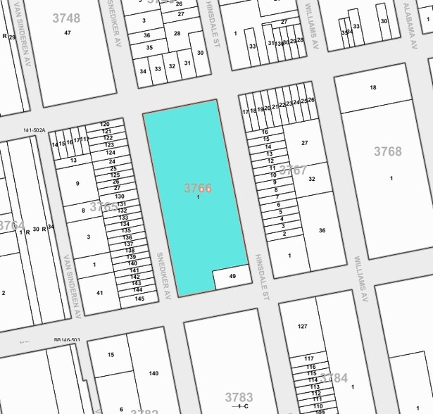 273 Snediker Ave, Brooklyn, NY for lease - Plat Map - Image 2 of 10