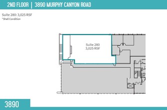 3870 Murphy Canyon Rd, San Diego, CA for lease Floor Plan- Image 1 of 1