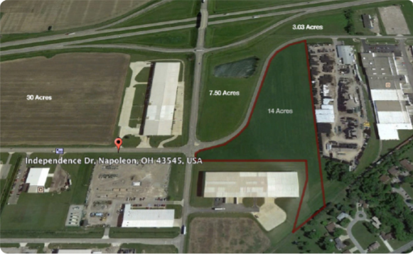 Independence Drive, Napoleon, OH for sale - Building Photo - Image 1 of 2